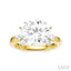Round Shape Semi-Mount Diamond Engagement Ring