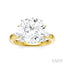 Round Shape Semi-Mount Diamond Engagement Ring