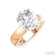 Oval Shape Semi-Mount Diamond Engagement Ring