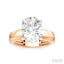 Oval Shape Semi-Mount Diamond Engagement Ring