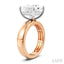 Princess Shape Semi-Mount Diamond Engagement Ring
