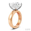 Princess Shape Semi-Mount Diamond Engagement Ring