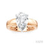 Pear Shape Semi-Mount Diamond Engagement Ring