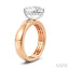 Pear Shape Semi-Mount Diamond Engagement Ring