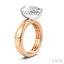 Pear Shape Semi-Mount Diamond Engagement Ring
