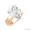 Pear Shape Semi-Mount Diamond Engagement Ring