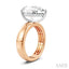 Pear Shape Semi-Mount Diamond Engagement Ring