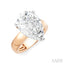 Pear Shape Semi-Mount Diamond Engagement Ring