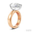 Pear Shape Semi-Mount Diamond Engagement Ring
