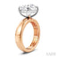 Round Shape Semi-Mount Diamond Engagement Ring