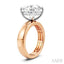 Round Shape Semi-Mount Diamond Engagement Ring