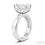 Emerald Shape Semi-Mount Diamond Engagement Ring