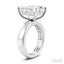 Emerald Shape Semi-Mount Diamond Engagement Ring
