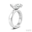 Marquise Shape Semi-Mount Diamond Engagement Ring