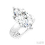 Marquise Shape Semi-Mount Diamond Engagement Ring