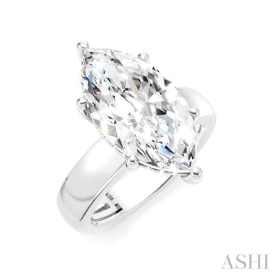 Marquise Shape Semi-Mount Diamond Engagement Ring