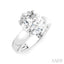 Oval Shape Semi-Mount Diamond Engagement Ring