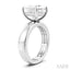 Princess Shape Semi-Mount Diamond Engagement Ring