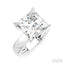 Princess Shape Semi-Mount Diamond Engagement Ring