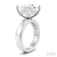 Princess Shape Semi-Mount Diamond Engagement Ring