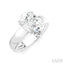 Pear Shape Semi-Mount Diamond Engagement Ring