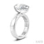 Pear Shape Semi-Mount Diamond Engagement Ring