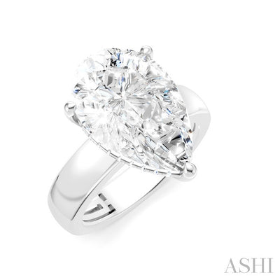 Pear Shape Semi-Mount Diamond Engagement Ring