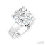 Round Shape Semi-Mount Diamond Engagement Ring