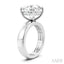 Round Shape Semi-Mount Diamond Engagement Ring