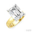Emerald Shape Semi-Mount Diamond Engagement Ring