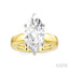 Marquise Shape Semi-Mount Diamond Engagement Ring