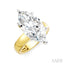 Marquise Shape Semi-Mount Diamond Engagement Ring