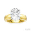 Oval Shape Semi-Mount Diamond Engagement Ring