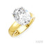 Oval Shape Semi-Mount Diamond Engagement Ring