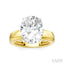 Oval Shape Semi-Mount Diamond Engagement Ring
