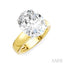 Oval Shape Semi-Mount Diamond Engagement Ring