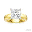 Princess Shape Semi-Mount Diamond Engagement Ring