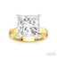 Princess Shape Semi-Mount Diamond Engagement Ring
