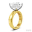 Princess Shape Semi-Mount Diamond Engagement Ring