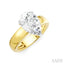 Pear Shape Semi-Mount Diamond Engagement Ring