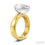 Pear Shape Semi-Mount Diamond Engagement Ring