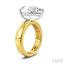 Pear Shape Semi-Mount Diamond Engagement Ring