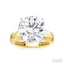 Round Shape Semi-Mount Diamond Engagement Ring