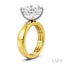Round Shape Semi-Mount Diamond Engagement Ring