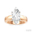 Marquise Shape Semi-Mount Diamond Engagement Ring