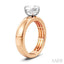Oval Shape Semi-Mount Diamond Engagement Ring