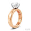 Oval Shape Semi-Mount Diamond Engagement Ring