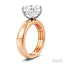 Round Shape Semi-Mount Diamond Engagement Ring