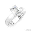 Emerald Shape Semi-Mount Diamond Engagement Ring