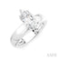Marquise Shape Semi-Mount Diamond Engagement Ring